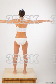 Whole body underwear modeling t pose of Leah 0006